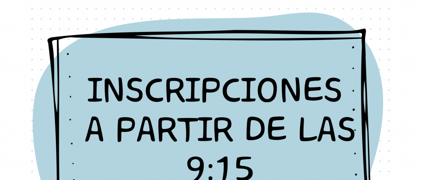 Inscripción en el dia